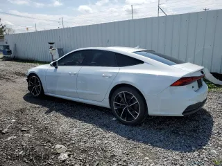 2023 Audi A7 Prestige with VIN WAUV2BF20PN039511, listed as a Copart auction lot 53065234 with 24,599 mi miles and Non Repairable. Bid and sale history available at carsss.com. Image 2.
