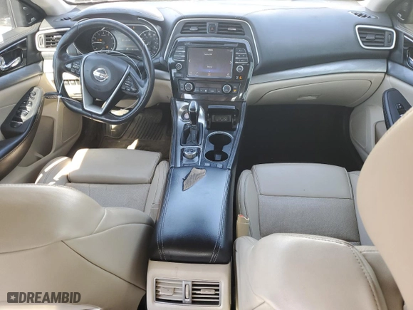 2017 Nissan Maxima SV with VIN 1N4AA6AP2HC434274, listed as a Copart auction lot 48554065 with 109,394 mi miles and Salvage Title. Bid and sale history available at carsss.com. Image 8.