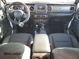 2022 Jeep Wrangler Unlimited Willys with VIN 1C4HJXDM4NW241859, listed as a Copart auction lot 42206205 with 31,449 mi miles and Salvage Title. Bid and sale history available at DreamBid. Image 8.
