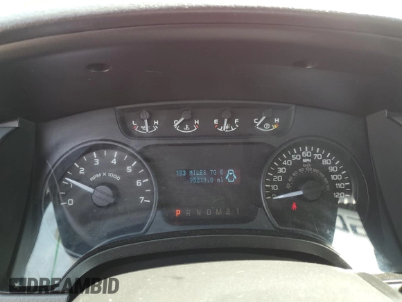 2011 Ford F-150 XL with VIN 1FTMF1EM4BKD18406, listed as a Copart auction lot 54566055 with 95,219 mi miles and Salvage title. Bid and sale history available at DreamBid. Image 9.