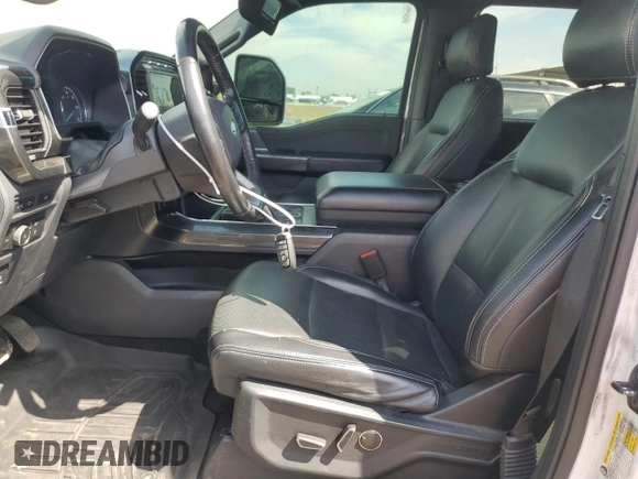 2021 Ford F-150 XL with VIN 1FTFW1E84MKD22275, listed as a Copart auction lot 56565655 with 92,867 mi miles and Salvage title. Bid and sale history available at DreamBid. Image 7.
