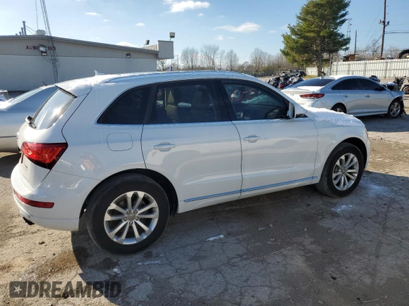 2014 Audi Q5 Premium Plus with VIN WA1LFAFPXEA052219, listed as a Copart auction lot 81892424 with 79,771 mi miles and Salvage title. Bid and sale history available at DreamBid. Image 3.