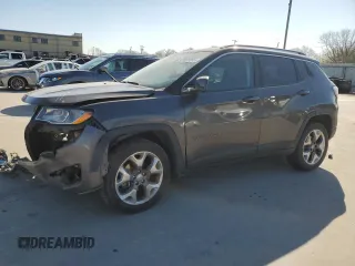 2021 Jeep Compass Limited with VIN 3C4NJDCB6MT604376, listed as a Copart auction lot 49669865 with 86,975 mi miles and Salvage Title. Bid and sale history available at DreamBid. Image 1.