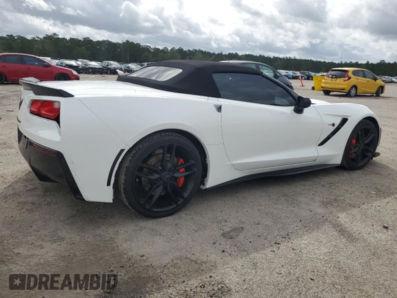 2016 Chevrolet Corvette Z51 2LT with VIN 1G1YK3D75G5122610, listed as a Copart auction lot 72325114 with 29,159 mi miles and Clean Title. Bid and sale history available at carsss.com. Image 3.