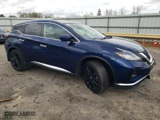 2020 Nissan Murano Platinum with VIN 5N1AZ2DS5LN153817, listed as a Copart auction lot 51153385 with 119,985 mi miles and Salvage Title. Bid and sale history available at carsss.com. Image 4.