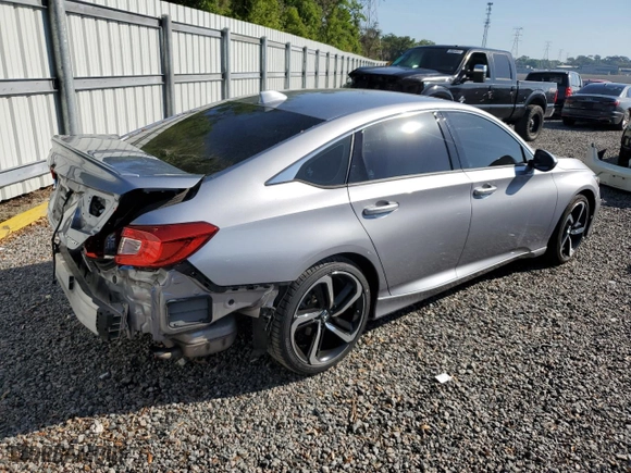 2020 Honda Accord Sedan Sport with VIN 1HGCV1F37LA084100, listed as a Copart auction lot 50262135 with 90,639 mi miles and Non Repairable. Bid and sale history available at carsss.com. Image 3.