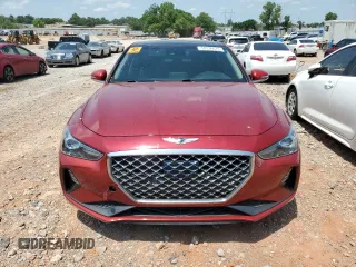 2021 Genesis G70 3.3T with VIN KMTG74LE2MU074173, listed as a Copart auction lot 58236675 with 65,665 mi miles and Salvage title. Bid and sale history available at DreamBid. Image 5.