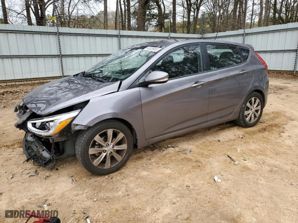 2014 Hyundai Accent SE with VIN KMHCU5AE0EU189351, listed as a Copart auction lot 50326985 with 74,476 mi miles and Salvage Title. Bid and sale history available at carsss.com. Image 1.