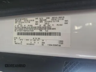 2015 Ford Transit Cargo with VIN 1FTNR1YM6FKA17391, listed as a Copart auction lot 56418755 with 247,093 mi miles and Salvage title. Bid and sale history available at DreamBid. Image 13.