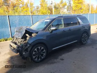 2022 Kia Carnival EX with VIN KNDNC5H34N6105279, listed as a Copart auction lot 76880734 with 97,319 mi miles and Salvage Title. Bid and sale history available at carsss.com. Image 1.