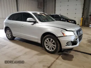 2013 Audi Q5 Premium Plus with VIN WA1LFAFP2DA075041, listed as a Copart auction lot 56167425 with 127,086 mi miles and Salvage title. Bid and sale history available at DreamBid. Image 4.