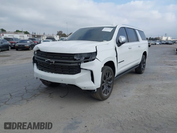 2023 Chevrolet Suburban Premier with VIN 1GNSKFKD6PR294748, listed as a IAAI auction lot 41947920 with 44,783 mi miles and . Bid and sale history available at DreamBid. Image 2.
