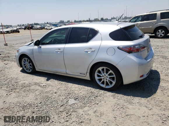 2012 Lexus CT 200h with VIN JTHKD5BH8C2095881, listed as a Copart auction lot 64307165 with 164,999 mi miles and Salvage title. Bid and sale history available at DreamBid. Image 2.