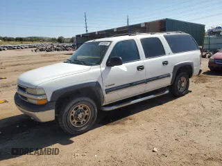 2000 Chevrolet Suburban LS with VIN 3GNGK26U2YG222505, listed as a Copart auction lot 74813244 with 311,269 mi miles and Salvage Title. Bid and sale history available at carsss.com. Image 1.