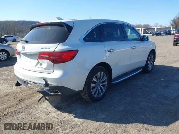 2014 Acura MDX Technology z VIN 5FRYD4H48EB027671, wystawiony jako IAAI lot #42055792 z przebiegiem 172 419 mil mil oraz . Historia ofert i sprzedaży dostępna na DreamBid. Obrazek 4.