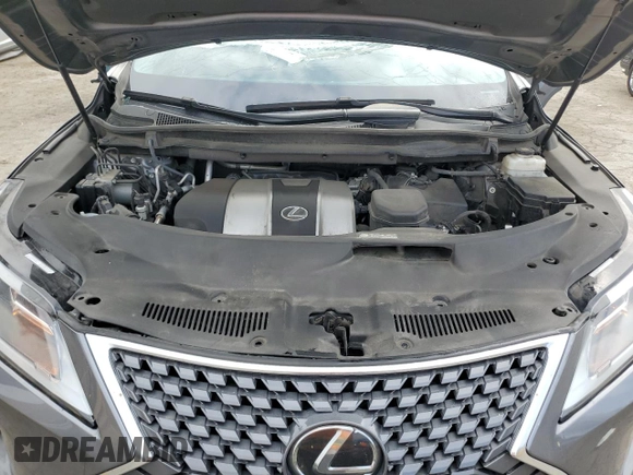 2020 Lexus RX 350 z VIN 2T2AZMAA0LC174391, wystawiony jako Copart lot #49818535 z przebiegiem 126 867 mil mil oraz Szkoda całkowita • Salvage title. Historia ofert i sprzedaży dostępna na DreamBid. Obrazek 12.