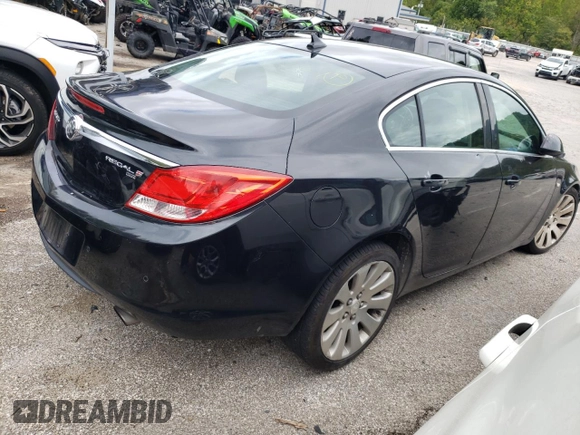 2011 Buick Regal CXL Turbo TO7 with VIN W04G15GV4B1056394, listed as a Copart auction lot 73506094 with 118,334 mi miles and Salvage Title. Bid and sale history available at carsss.com. Image 3.