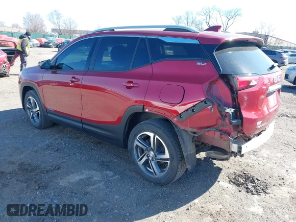 2019 GMC Terrain SLT with VIN 3GKALVEV3KL361178, listed as a IAAI auction lot 41696922 with 65,523 mi miles. Bid and sale history available at carsss.com. Image 3.