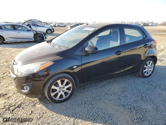 2012 Mazda Mazda2 Touring with VIN JM1DE1LZ7C0140201, listed as a Copart auction lot 88479755 with 139,526 mi miles and Salvage Title. Bid and sale history available at carsss.com. Image 1.