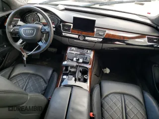 2016 Audi A8 L 4.0T Sport with VIN WAU43AFD3GN012923, listed as a Copart auction lot 73294802 with 24,522 mi miles. Bid and sale history available at carsss.com. Image 8.