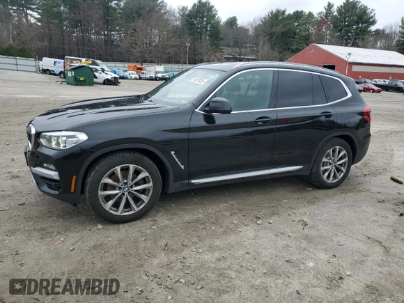 2018 BMW X3 xDrive30i with VIN 5UXTR9C50JLD72700, listed as a Copart auction lot 51927025 with 100,638 mi miles and Salvage Title. Bid and sale history available at DreamBid. Image 1.