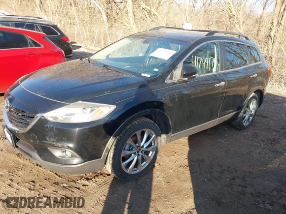2015 Mazda CX-9 Grand Touring with VIN JM3TB3DA7F0467394, listed as a IAAI auction lot 41749174 with 189,097 mi miles. Bid and sale history available at carsss.com. Image 2.