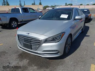 2018 Genesis G80 3.8L with VIN KMHGN4JE6JU230911, listed as a IAAI auction lot 41719560 with 112,265 mi miles. Bid and sale history available at carsss.com. Image 18.