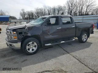 2015 Chevrolet Silverado 1500 LT with VIN 3GCUKREC1FG367450, listed as a Copart auction lot 49612615 with 94,591 mi miles and Salvage Title. Bid and sale history available at carsss.com. Image 1.