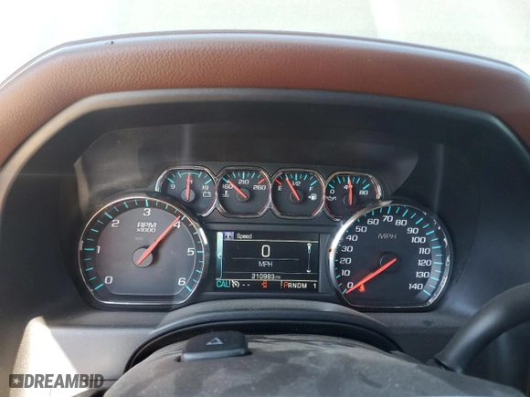 2016 Chevrolet Silverado 2500HD Built After Aug 14 High Country with VIN 1GC1KXEGXGF272866, listed as a Copart auction lot 47885865 with 210,983 mi miles and Non Repairable. Bid and sale history available at carsss.com. Image 9.