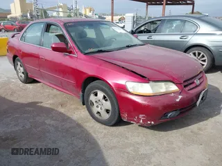 2002 Honda Accord EX z VIN 1HGCG16512A055542, wystawiony jako IAAI lot #42121839 z przebiegiem 196 264 mil mil oraz . Historia ofert i sprzedaży dostępna na DreamBid. Obrazek 1.