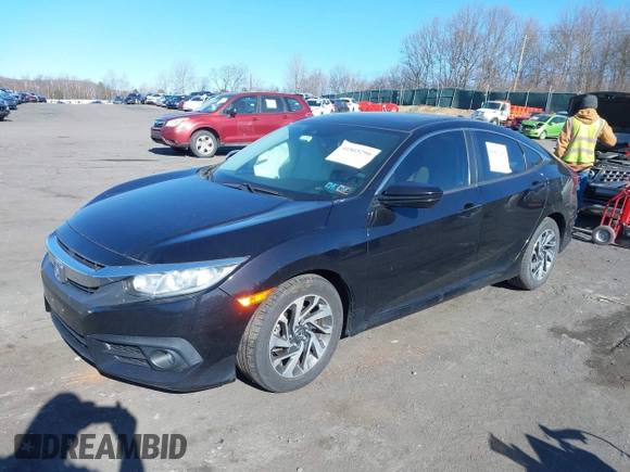 2017 Honda Civic EX with VIN 19XFC2F87HE076134, listed as a IAAI auction lot 41863290 with 61,583 mi miles and . Bid and sale history available at DreamBid. Image 17.