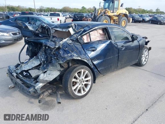 2015 Mazda 6 i Touring with VIN JM1GJ1V54F1189888, listed as a IAAI auction lot 41731193 with Not Provided miles. Bid and sale history available at carsss.com. Image 4.