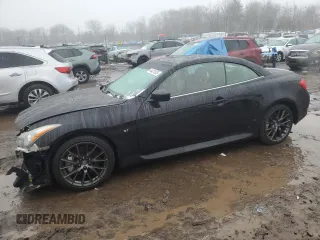 2014 Infiniti Q60 with VIN JN1CV6FE2EM900244, listed as a Copart auction lot 44421925 with 110,864 mi miles and Salvage Title. Bid and sale history available at DreamBid. Image 1.