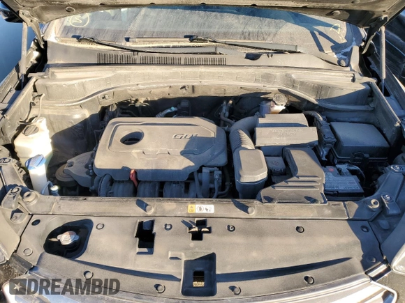 2018 Hyundai Santa Fe 2.4L with VIN 5NMZUDLB6JH081183, listed as a Copart auction lot 83575314 with 145,687 mi miles and Salvage title. Bid and sale history available at DreamBid. Image 11.