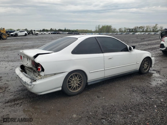 1996 Honda Civic EX with VIN 1HGEJ8243TL027425, listed as a Copart auction lot 52116615 with 243,028 mi miles and Salvage Title. Bid and sale history available at carsss.com. Image 3.