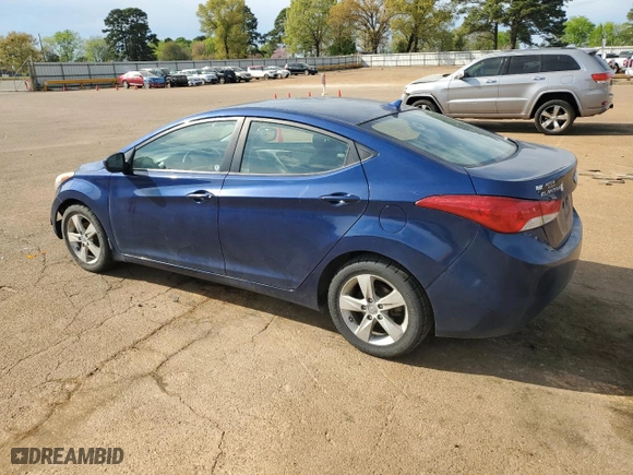 2013 Hyundai Elantra Limited with VIN KMHDH4AE9DU767318, listed as a Copart auction lot 50759595 with 126,933 mi miles and Clean Title. Bid and sale history available at carsss.com. Image 2.
