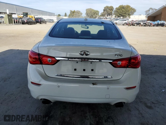 2017 Infiniti Q50 3.0t Premium with VIN JN1EV7AP1HM737016, listed as a Copart auction lot 52825655 with 98,776 mi miles and Salvage Title. Bid and sale history available at carsss.com. Image 6.