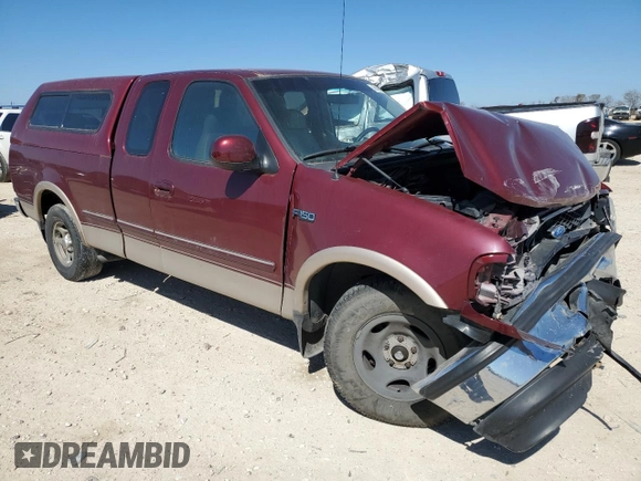 1997 Ford F-150 with VIN 1FTDX1761VNB06772, listed as a Copart auction lot 46408045 with 97,371 mi miles and Salvage title. Bid and sale history available at DreamBid. Image 4.
