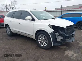 2014 Buick Enclave Premium with VIN 5GAKRCKD4EJ202410, listed as a IAAI auction lot 41908629 with 144,957 mi miles. Bid and sale history available at carsss.com. Image 1.