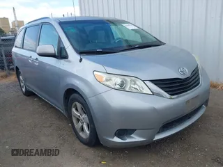 2012 Toyota Sienna LE AAS with VIN 5TDKK3DC1CS193107, listed as a IAAI auction lot 42068706 with 106,930 mi miles and . Bid and sale history available at DreamBid. Image 1.