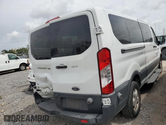 2018 Ford Transit Passenger XL with VIN 1FBZX2YM5JKB09425, listed as a Copart auction lot 54478675 with 147,801 mi miles and Salvage Title. Bid and sale history available at carsss.com. Image 3.