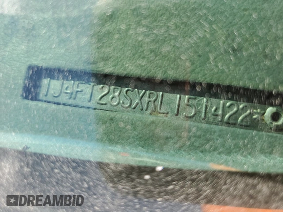 1994 Jeep Cherokee SE with VIN 1J4FT28SXRL151422, listed as a Copart auction lot 77358594 with 74,628 mi miles and Salvage Title. Bid and sale history available at carsss.com. Image 13.