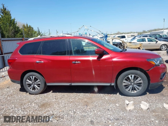 2017 Nissan Pathfinder SV z VIN 5N1DR2MN9HC682035, wystawiony jako IAAI lot #41956320 z przebiegiem 148 358 mil mil oraz . Historia ofert i sprzedaży dostępna na DreamBid. Obrazek 13.