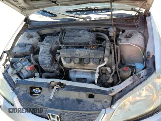 2005 Honda Civic Cpe VP with VIN 1HGEM22165L049626, listed as a Copart auction lot 61243864 with 198,491 mi miles and Salvage Title. Bid and sale history available at carsss.com. Image 11.