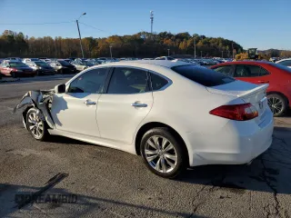 2012 Infiniti M37 with VIN JN1BY1AR3CM395120, listed as a Copart auction lot 78473494 with 126,159 mi miles and Salvage Title. Bid and sale history available at carsss.com. Image 2.