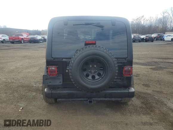 2006 Jeep Wrangler Sport with VIN 1J4FA49S66P782348, listed as a Copart auction lot 49187765 with 131,123 mi miles and Clean Title. Bid and sale history available at carsss.com. Image 6.