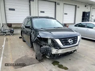 2018 Nissan Pathfinder SV with VIN 5N1DR2MM2JC625673, listed as a Copart auction lot 60851035 with 120,790 mi miles and Salvage title. Bid and sale history available at DreamBid. Image 15.
