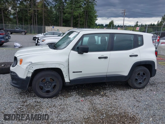 2017 Jeep Renegade Sport z VIN ZACCJAAH8HPG00484, wystawiony jako IAAI lot #42581933 z przebiegiem 138 091 mil mil oraz . Historia ofert i sprzedaży dostępna na DreamBid. Obrazek 14.