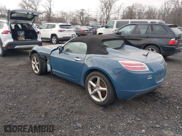 2008 Saturn Sky with VIN 1G8MB35B78Y100109, listed as a IAAI auction lot 41747341 with 128,516 mi miles. Bid and sale history available at carsss.com. Image 3.