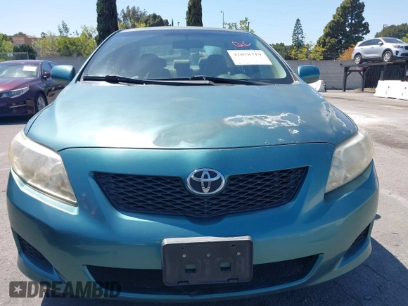 2009 Toyota Corolla with VIN 1NXBU40E39Z047881, listed as a IAAI auction lot 42078719 with 204,258 mi miles. Bid and sale history available at carsss.com. Image 12.